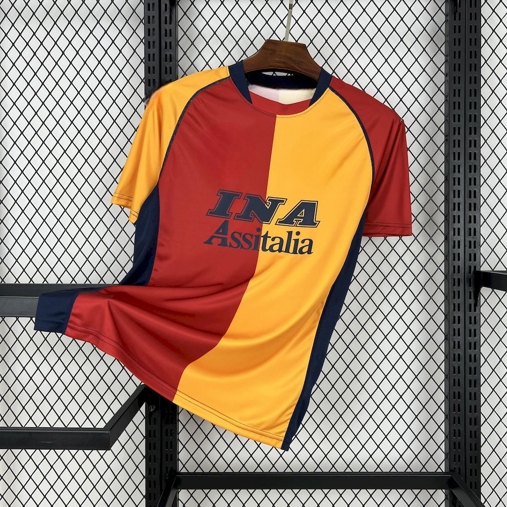 Camiseta Roma 01-02, Local (Versión Retro)
