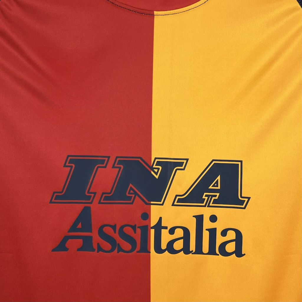 Camiseta Roma 01-02, Local (Versión Retro)