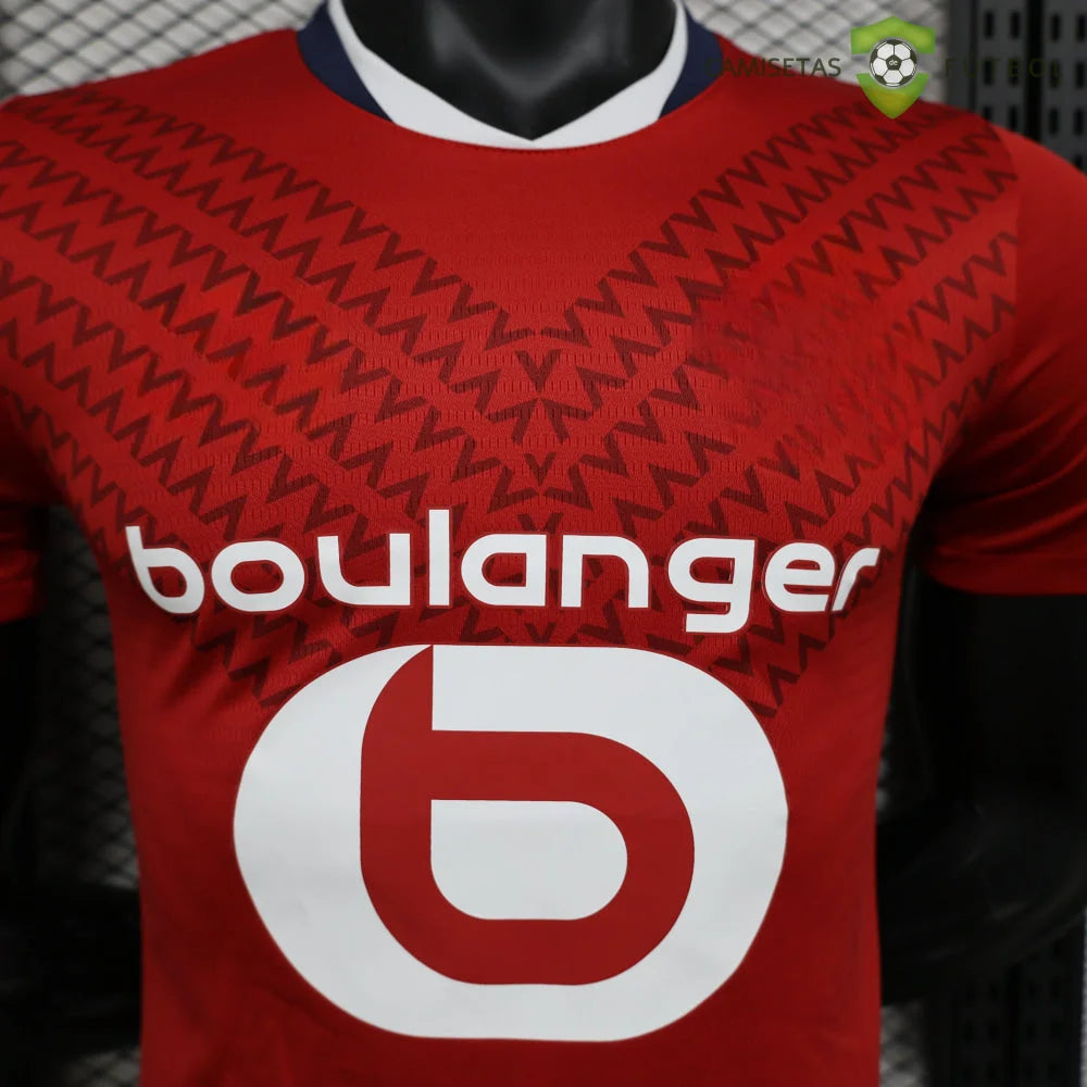 Maglia Lille 24-25 Home (versione Player) da calcio
