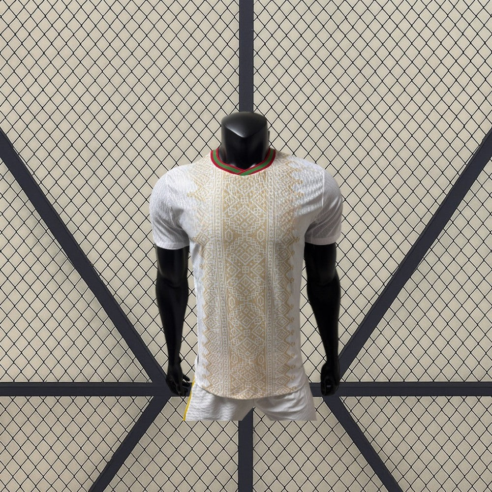 Camiseta Marruecos 26-27 visitante Player Mundial 2026 vista frontal en blanco