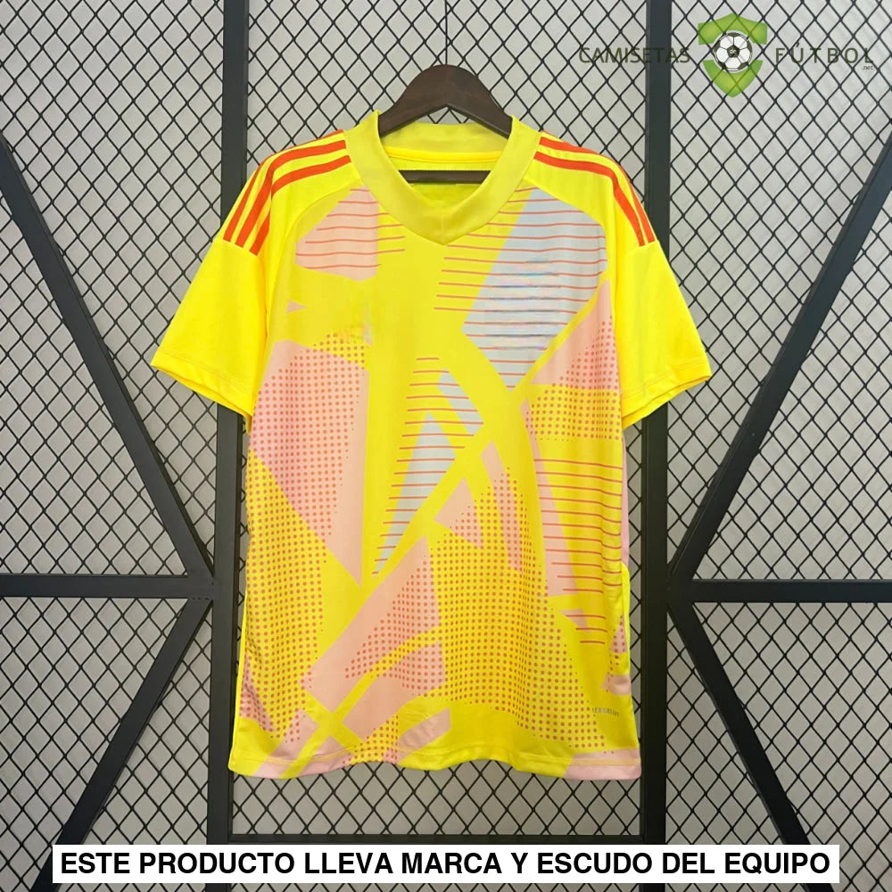 Maglia Messico 24-25 Portiere giallo da calcio
