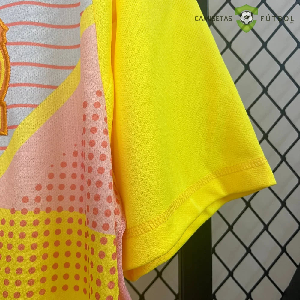 Maglia Messico 24-25 Portiere giallo da calcio