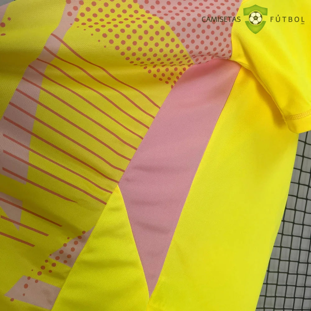 Maglia Messico 24-25 Portiere giallo da calcio