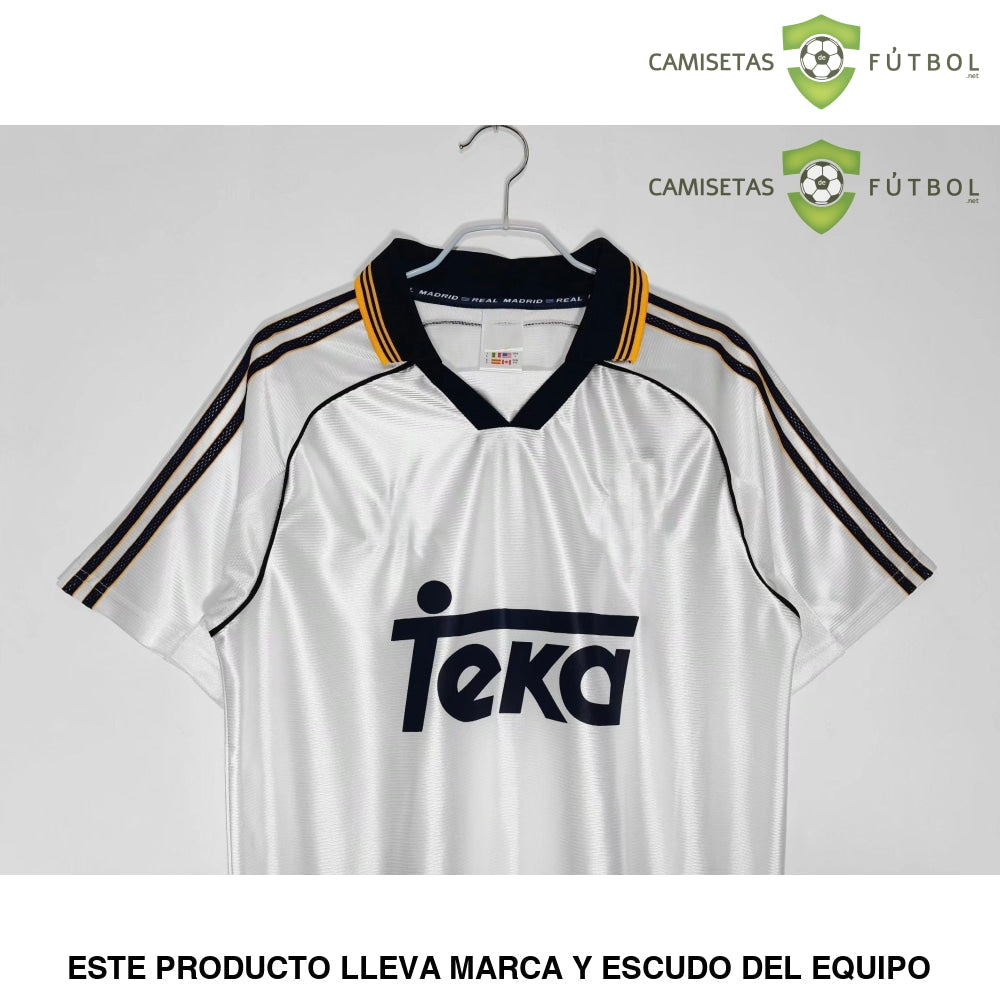 Camiseta Real Madrid 98-00 Local (Versión Retro) Sin Personalización
