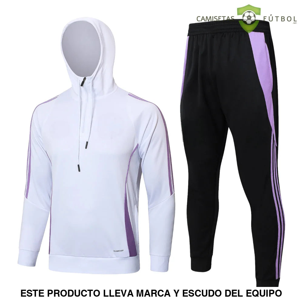 Tuta calcio Germania 24-25 mezza zip con cappuccio Modello 1 abbigliamento sportivo