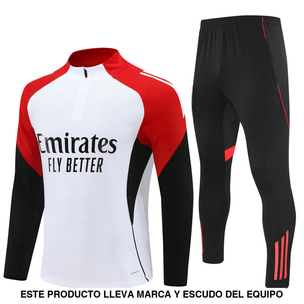 Chandal Arsenal 25-26 media cremallera Modelo 2 Chandal Media Cremallera