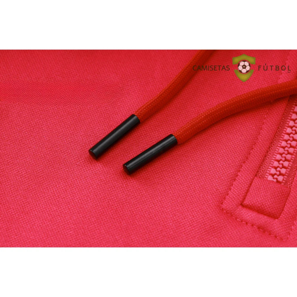 Tuta calcio Barcellona 24-25 mezza zip con cappuccio Modello 6 abbigliamento sportivo