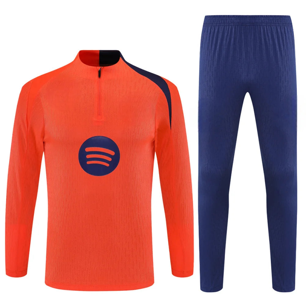 Chandal Barcelona 25-26 media cremallera Modelo 8 Chandal Media Cremallera
