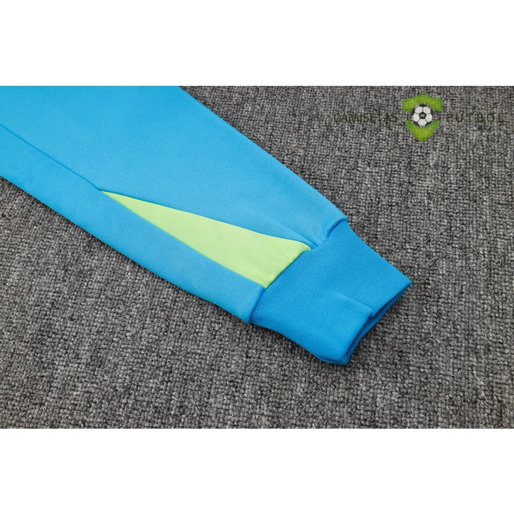 Tuta calcio Brasile 24-25 mezza zip con cappuccio Modello 1 abbigliamento sportivo