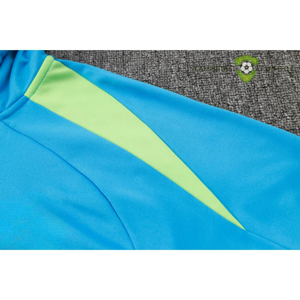 Tuta calcio Brasile 24-25 mezza zip con cappuccio Modello 1 abbigliamento sportivo