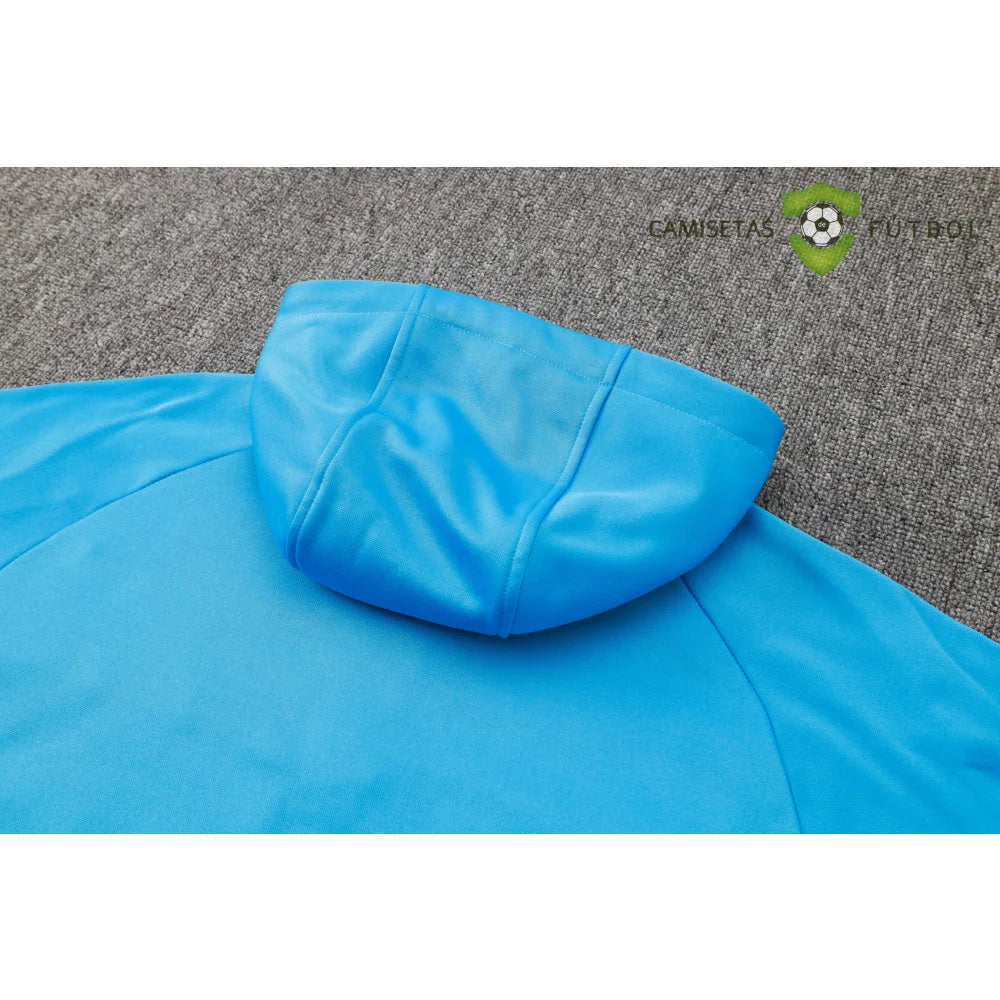 Tuta calcio Brasile 24-25 mezza zip con cappuccio Modello 1 abbigliamento sportivo
