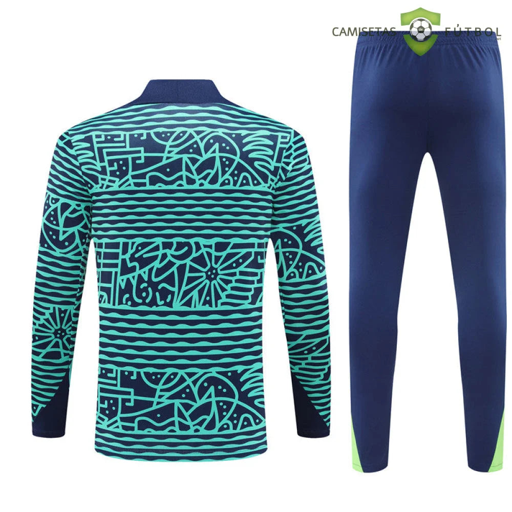 Tuta calcio Brasile 24-25 mezza zip Modello 3 abbigliamento sportivo