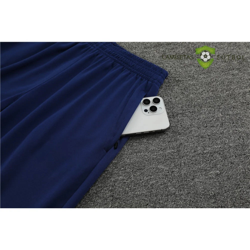 Tuta calcio Francia 24-25 mezza zip Modello 2 abbigliamento sportivo