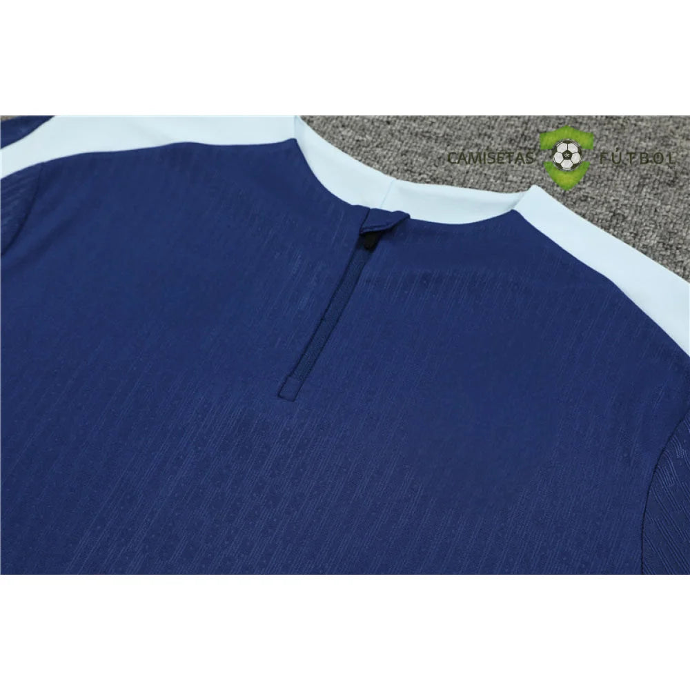 Tuta calcio Francia 24-25 mezza zip Modello 2 abbigliamento sportivo