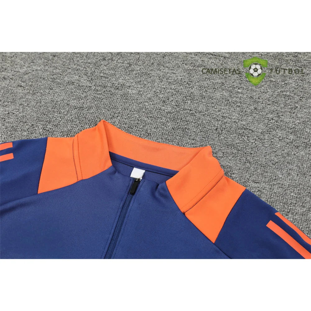 Tuta calcio Manchester United 24-25 mezza zip Modello 1 abbigliamento sportivo