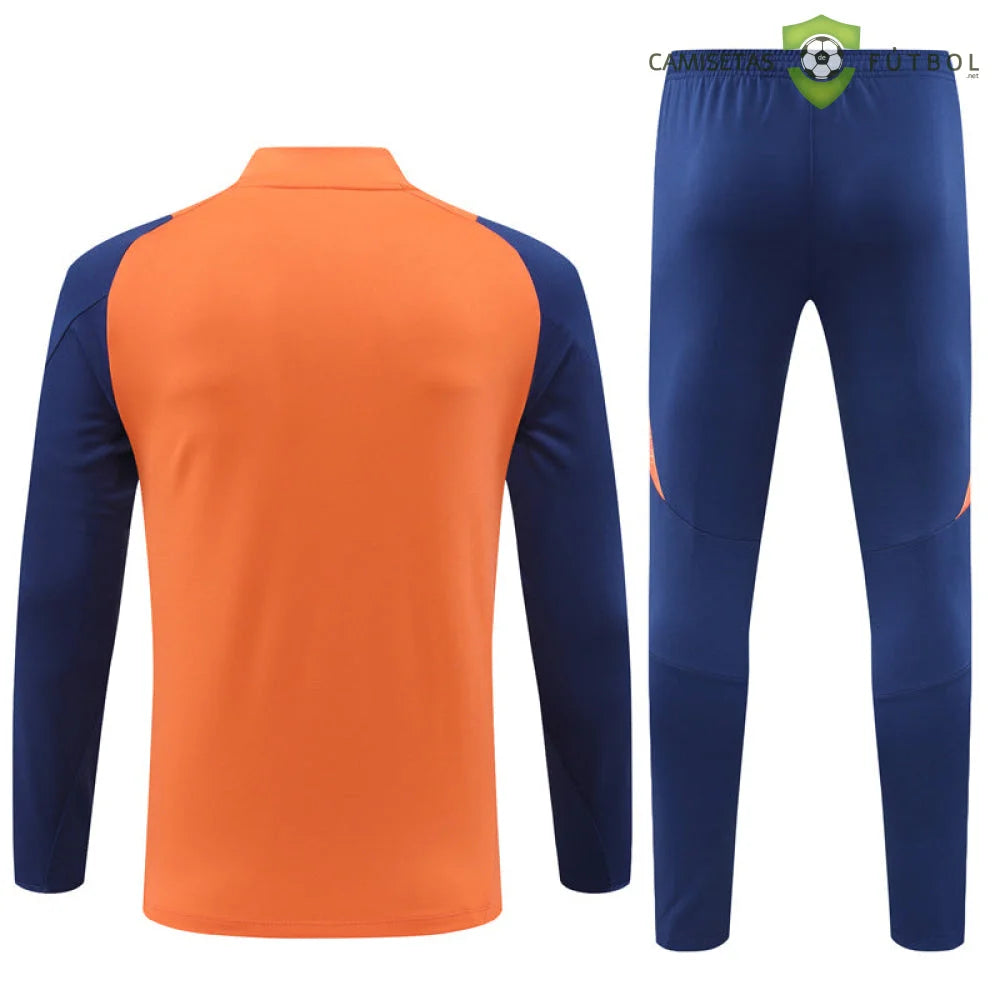 Tuta calcio Manchester United 24-25 mezza zip Modello 2 abbigliamento sportivo