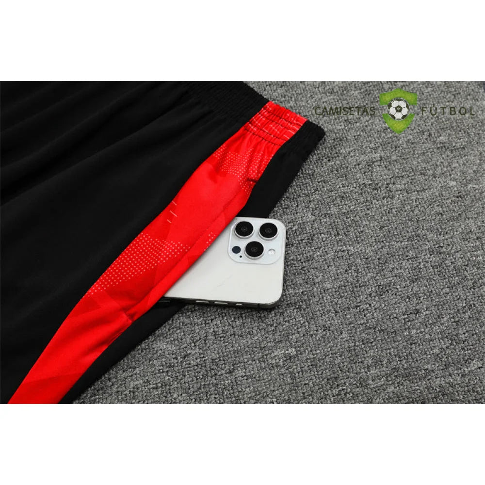 Tuta calcio Manchester United 24-25 mezza zip Modello 3 abbigliamento sportivo