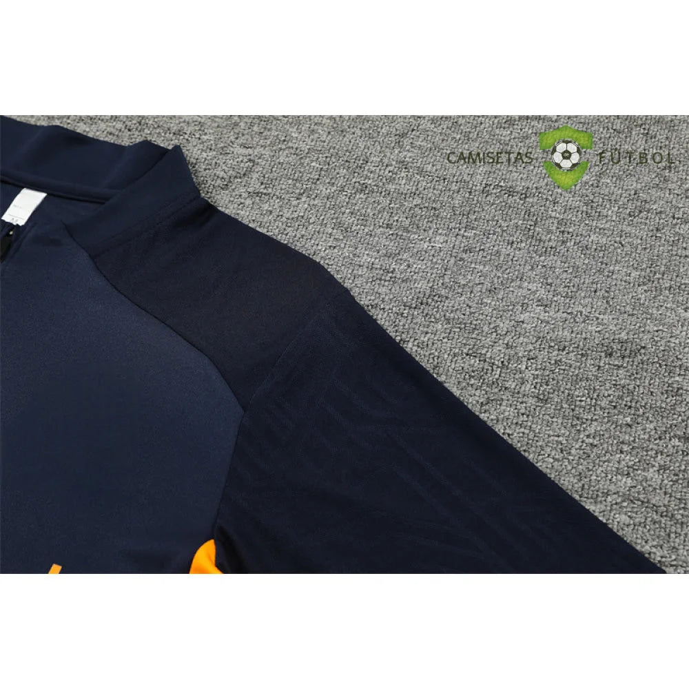 Tuta calcio Marseille 24-25 mezza zip Modello 1 abbigliamento sportivo