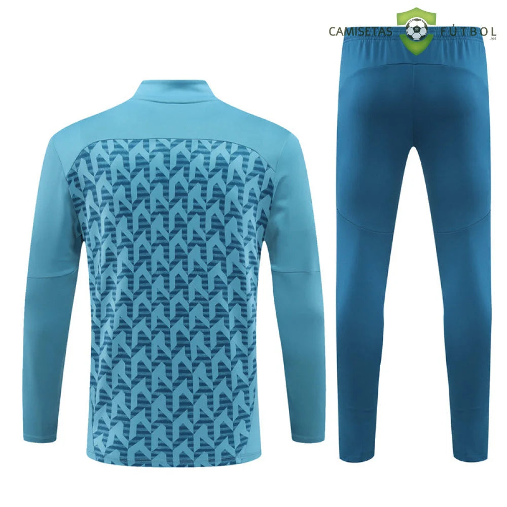 Tuta calcio Marseille 24-25 mezza zip Modello 5 abbigliamento sportivo