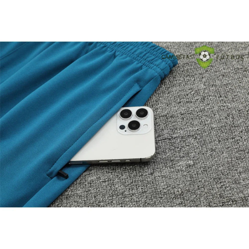 Tuta calcio Marseille 24-25 mezza zip Modello 6 abbigliamento sportivo