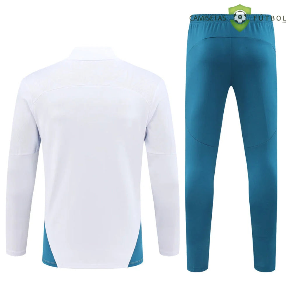 Tuta calcio Marseille 24-25 mezza zip Modello 6 abbigliamento sportivo