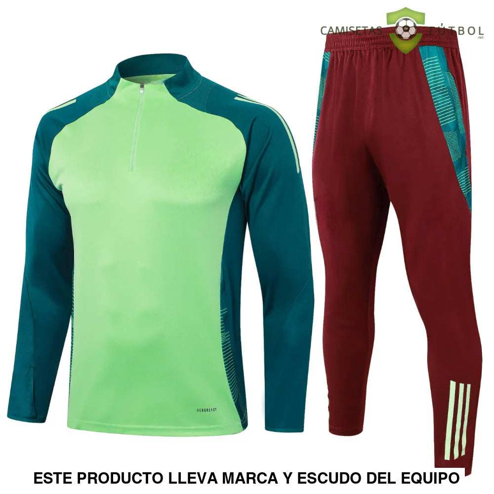 Tuta calcio Messico 24-25 mezza zip Modello 1 abbigliamento sportivo