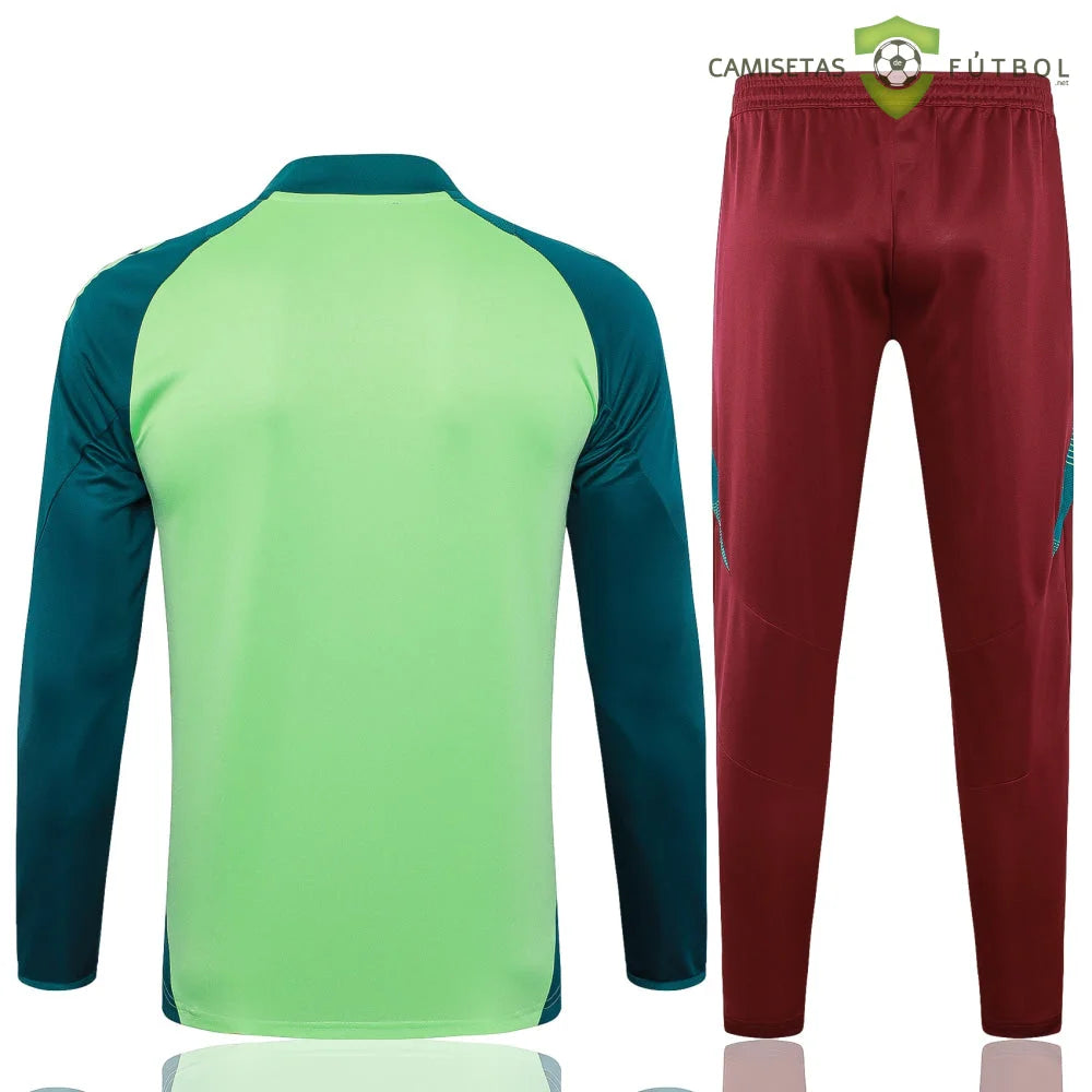 Tuta calcio Messico 24-25 mezza zip Modello 1 abbigliamento sportivo
