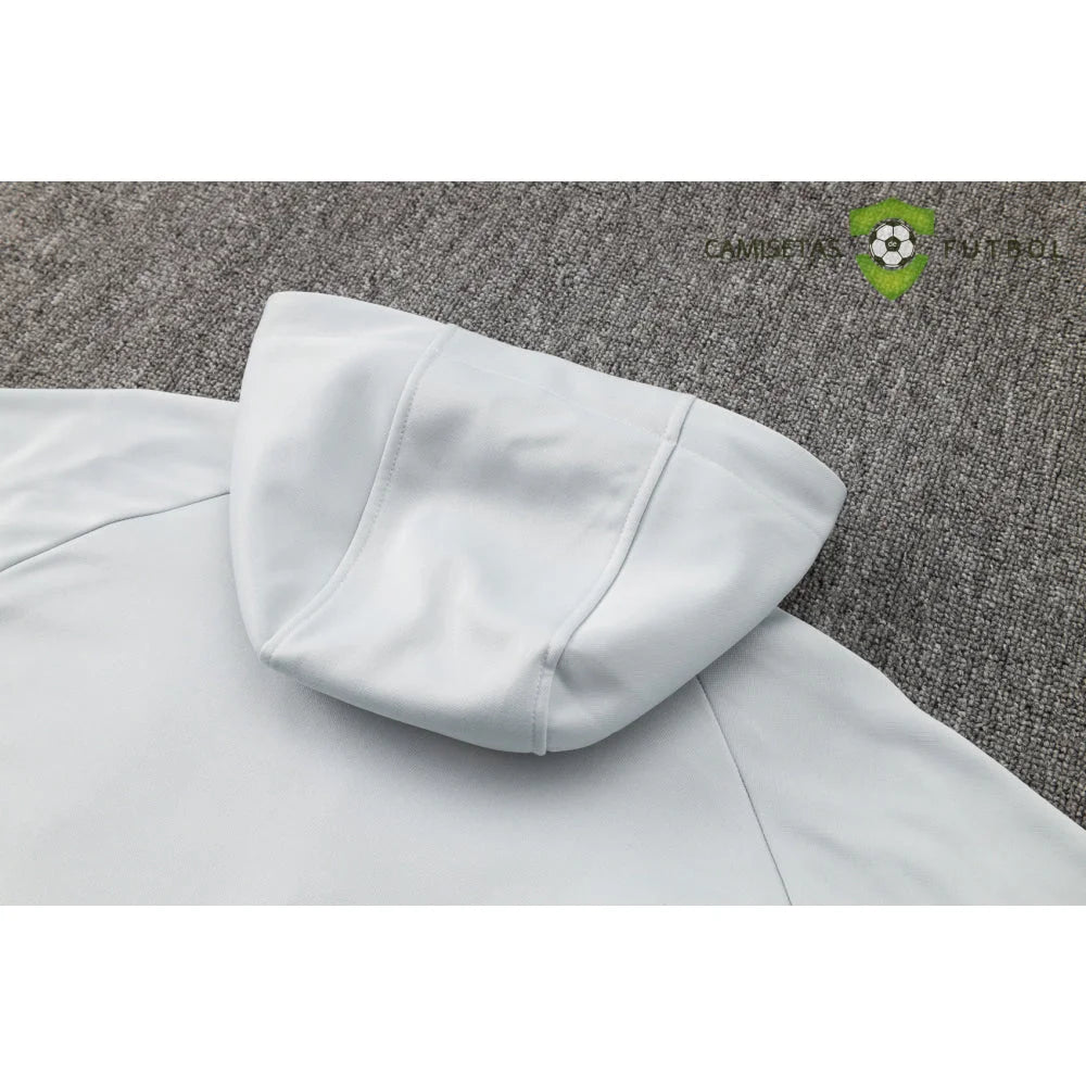 Tuta calcio PSG 24-25 mezza zip con cappuccio Modello 2 abbigliamento sportivo