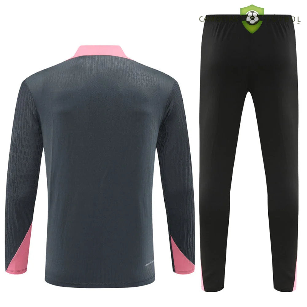 Tuta calcio PSG 24-25 mezza zip Modello 8 abbigliamento sportivo