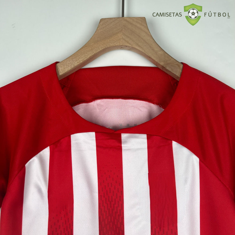 Equipación Atlético De Madrid 23-24 Local Niño (Entrega En 24-72 Horas) Personalizado