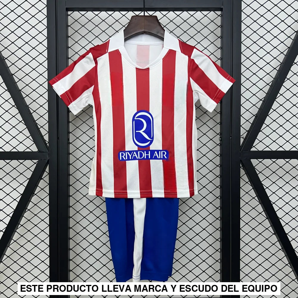Equipación Atlético de Madrid 25-26 Local Niño Equipación Niño