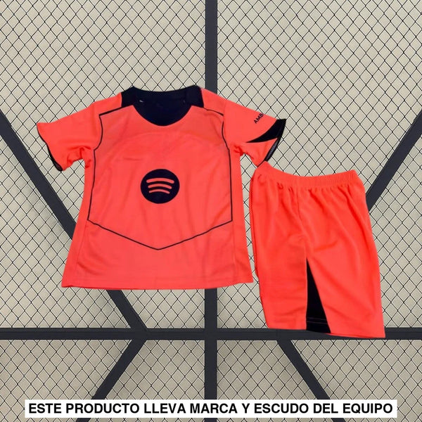 Completo calcio bambino Barcellona 25-26, Terza
