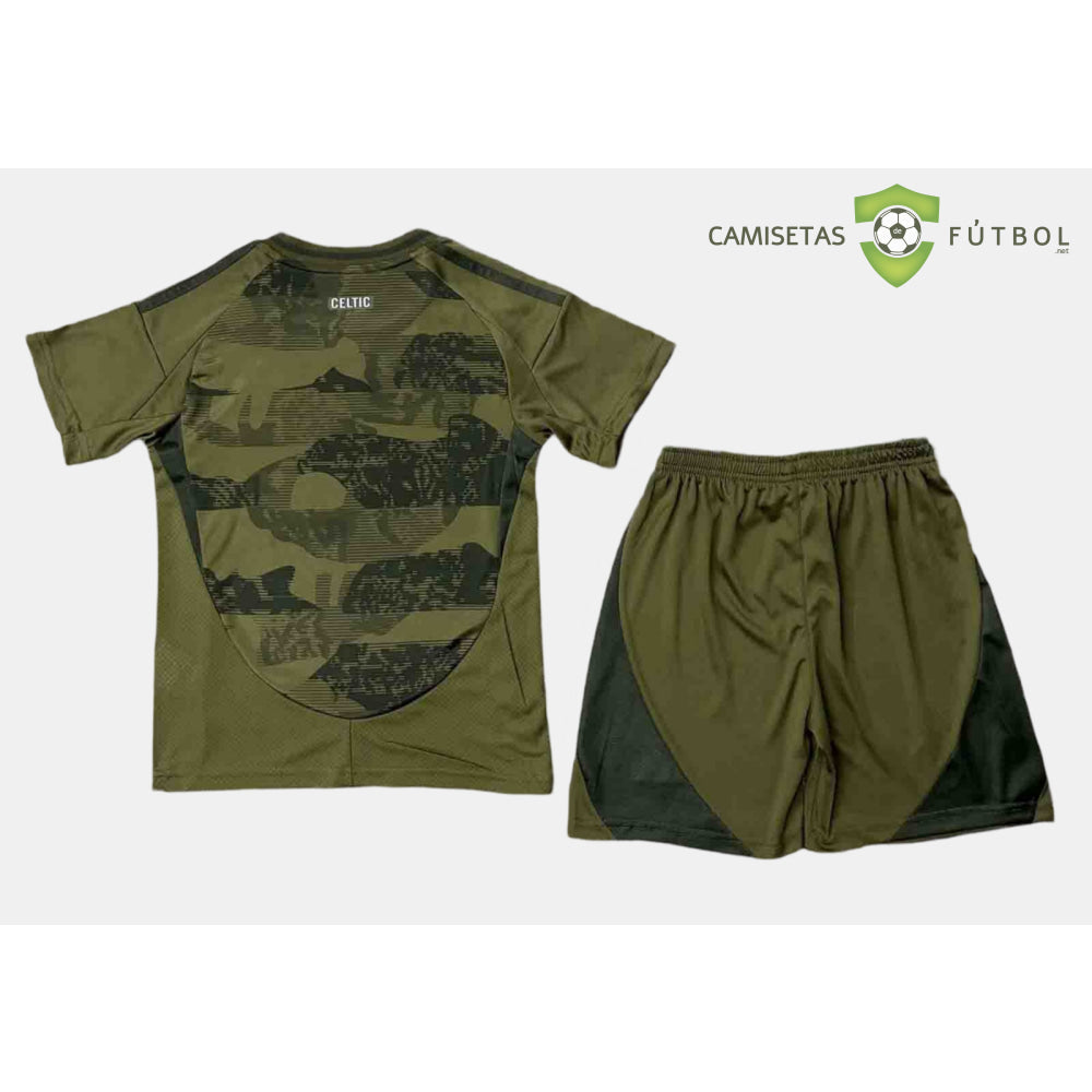 Equipación Celtic 24-25 3ª Niño Parche Especial