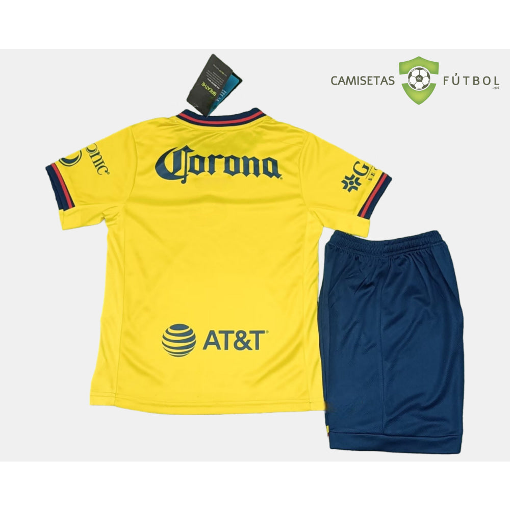 Equipación Club America 24-25 Local Niño Personalizado