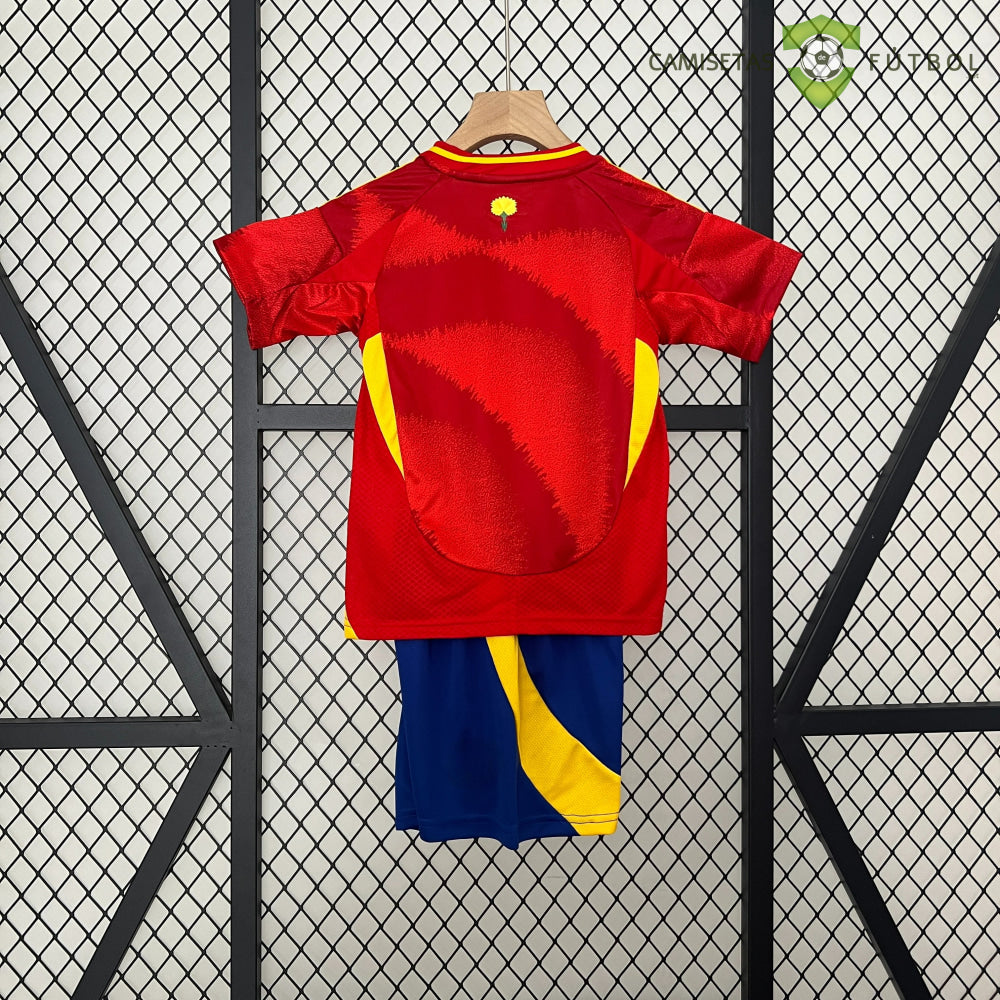 Equipación España 24-25 Local Uefa Euro 2024 Niño Personalizado