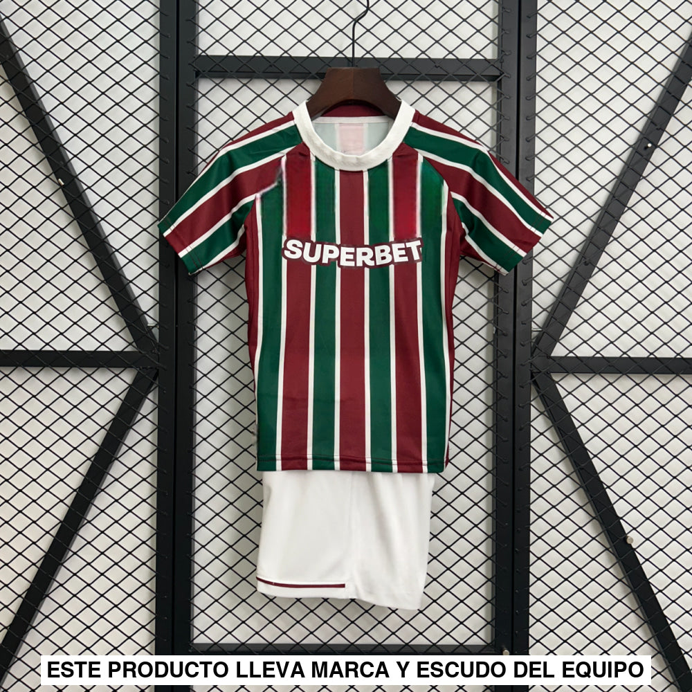 Equipación Fluminense 25-26 Local Niño Equipación Niño
