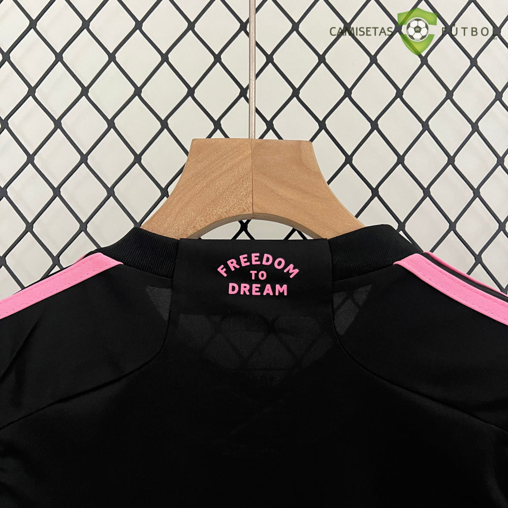 Equipación Inter Miami 24 - 25 Visitante Niño Parche Especial