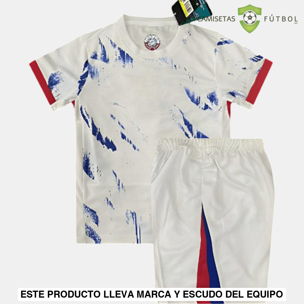 Equipación Noruega 24-25 Visitante Uefa Euro 2024 Niño Personalizado