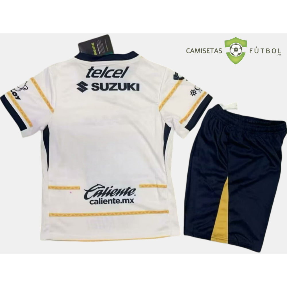 Equipación Pumas Unam 24-25 Local Niño Personalizado