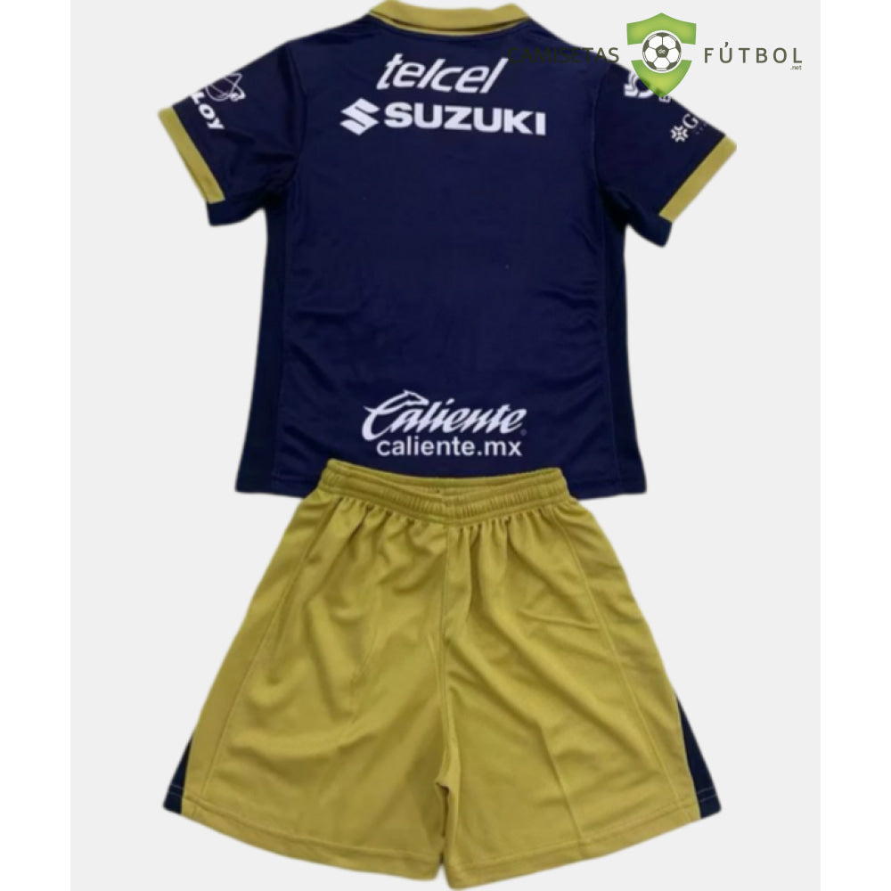 Equipación Pumas Unam 24-25 Visitante Niño Personalizado