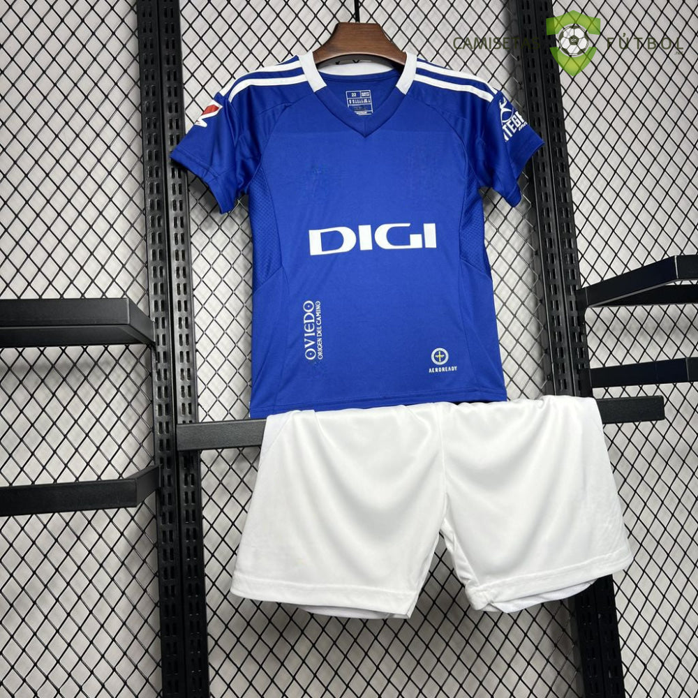 Equipación Real Oviedo 24-25 Local Niño Personalizado
