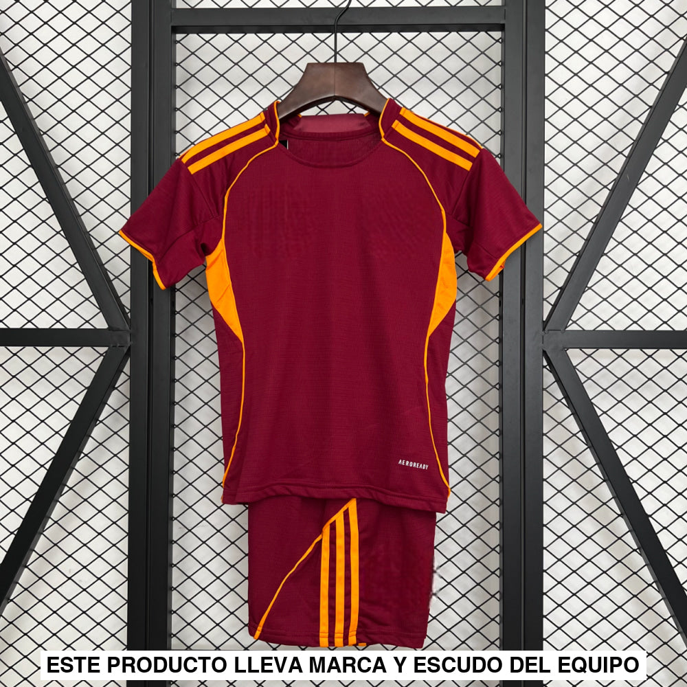 Equipación Roma 25-26 Local Niño Equipación Niño