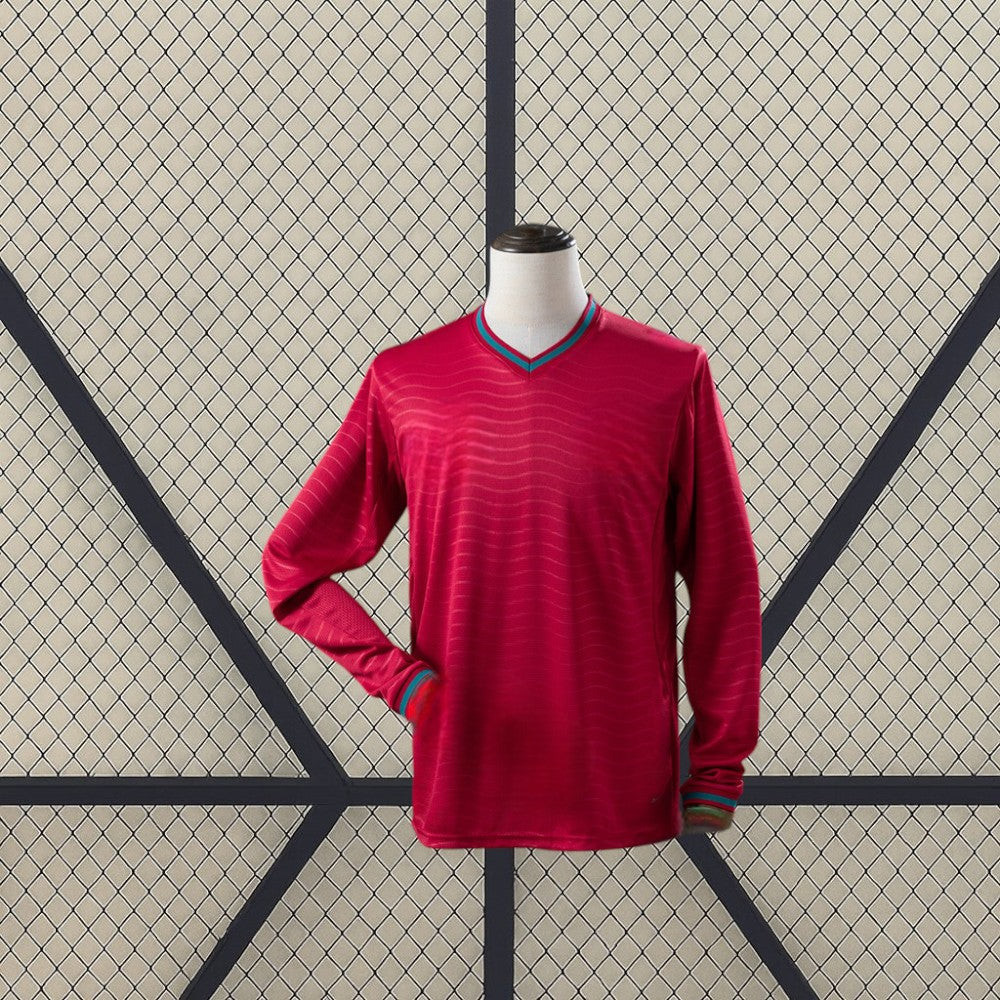 Camiseta Portugal 26-27, Local, Manga Larga, Mundial 2026