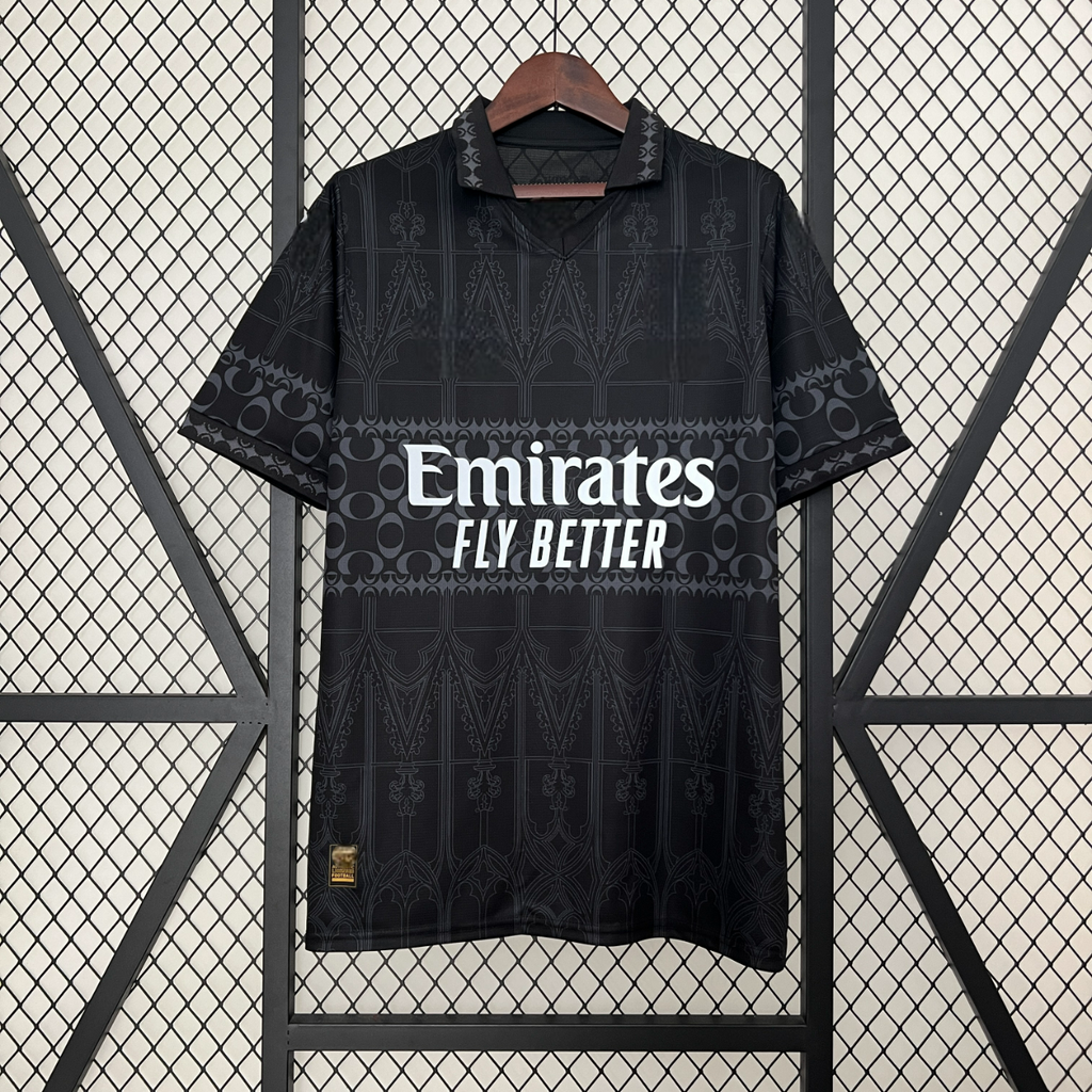 Camiseta AC Milan 23-24, Edición Especial Pleasures Negro