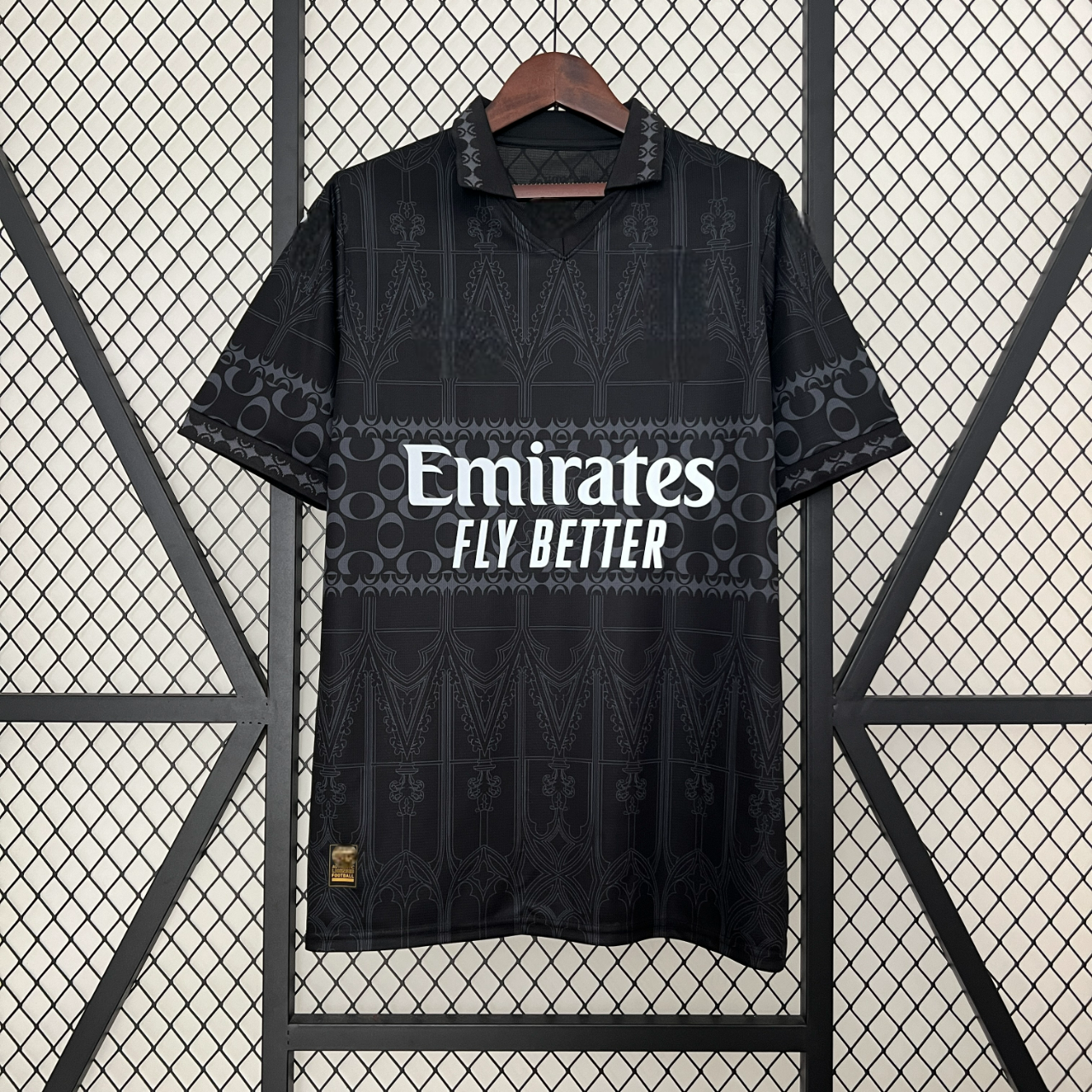 Camiseta AC Milan 23-24, Edición Especial Pleasures Negro