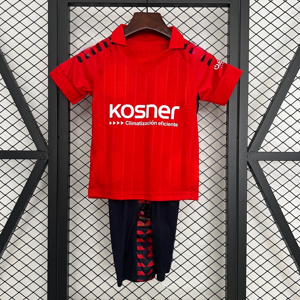 Pack Trío de Equipaciones Osasuna Niño 25-26 (Local + Visitante + 3ª)
