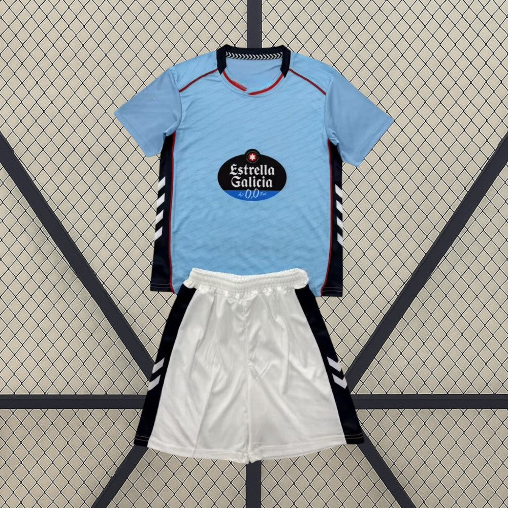 Pack Trío de Equipaciones Celta de Vigo Niño 25-26 (Local + Visitante + 3ª)
