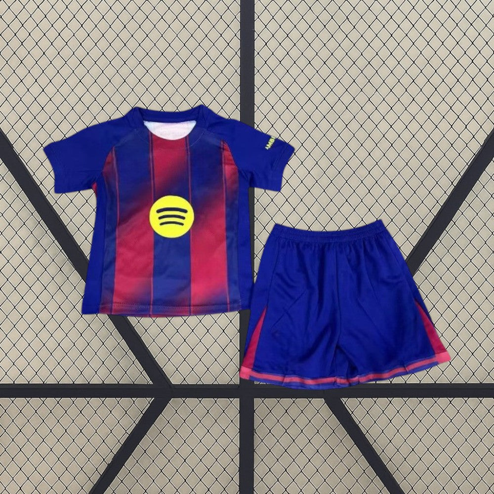 Pack Trío de Equipaciones Niño Barcelona 25-26 (Local + Visitante + 3ª)