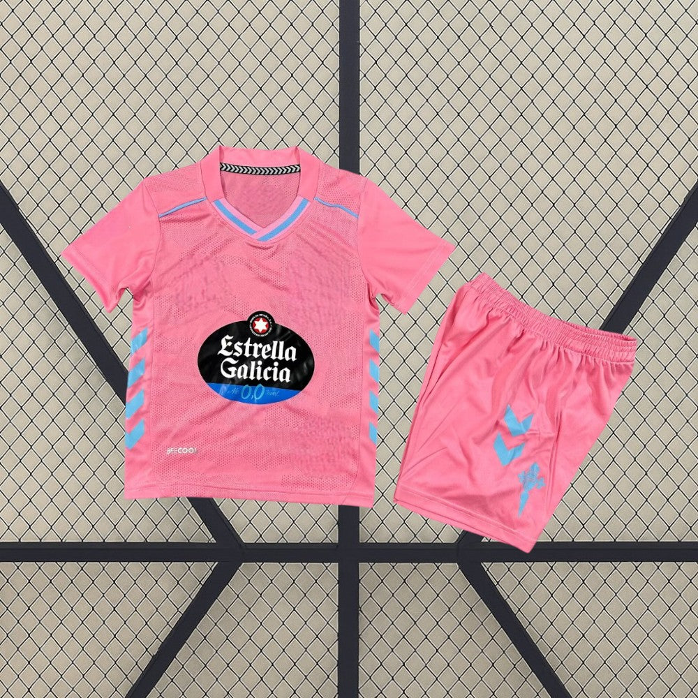 Pack Trío de Equipaciones Celta de Vigo Niño 25-26 (Local + Visitante + 3ª)