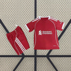 Pack Trío de Equipaciones Liverpool Niño 25-26 (Local + Visitante + 3ª)